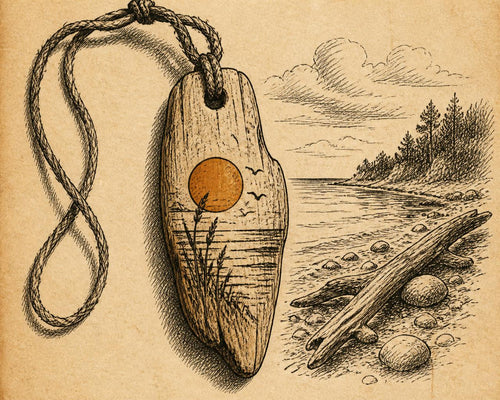 Driftwood Pendant Necklace - Doodle-Wood