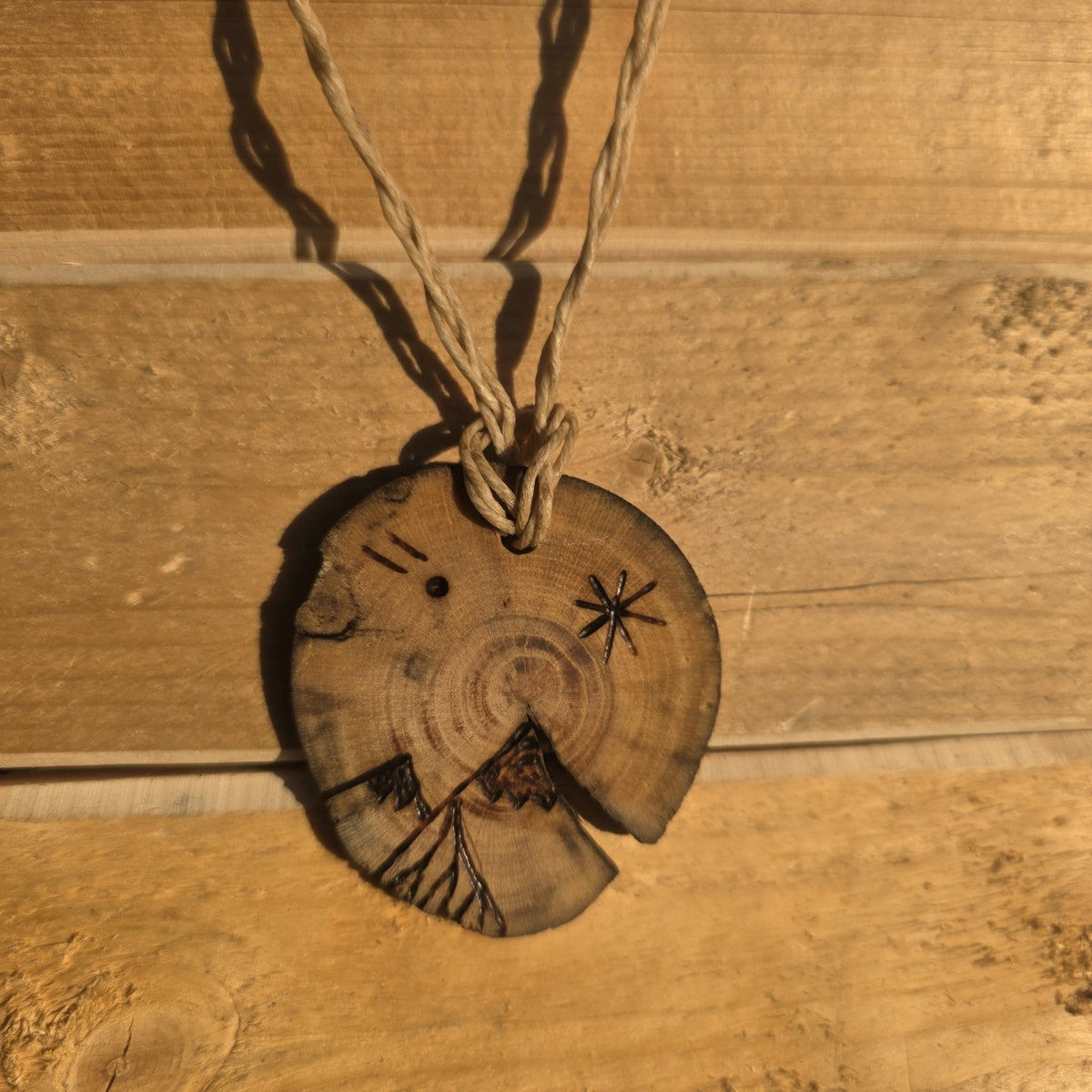 Mountain of Dreams No. 0007 — Star & Moon - Doodle-Wood