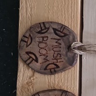 Mushroom Pendant — First Edition, No. 2 of 8 - Doodle-Wood