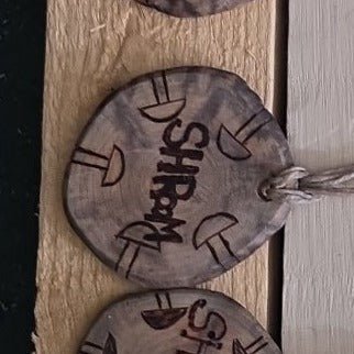 Mushroom Pendant — First Edition, No. 4 of 8 - Doodle-Wood