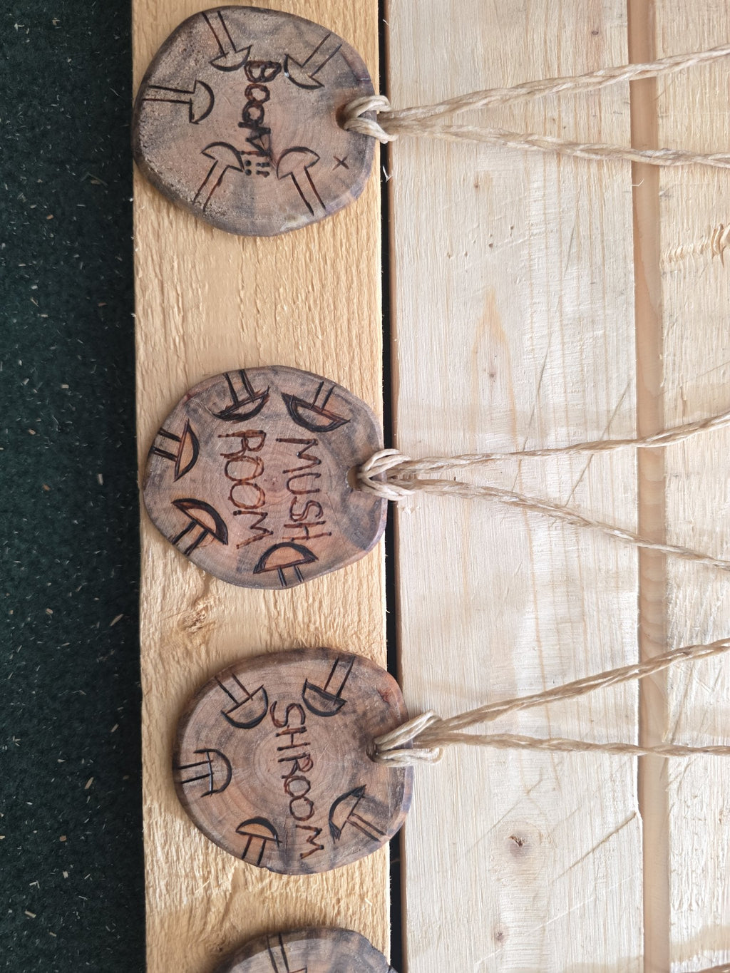 Mushroom Pendant — First Edition, No. 8 of 8 - Doodle-Wood
