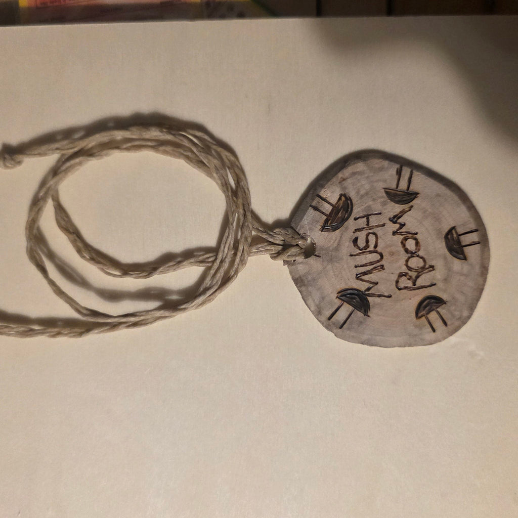Mushroom Pendant — First Edition, No. 9 of 9 - Doodle-Wood
