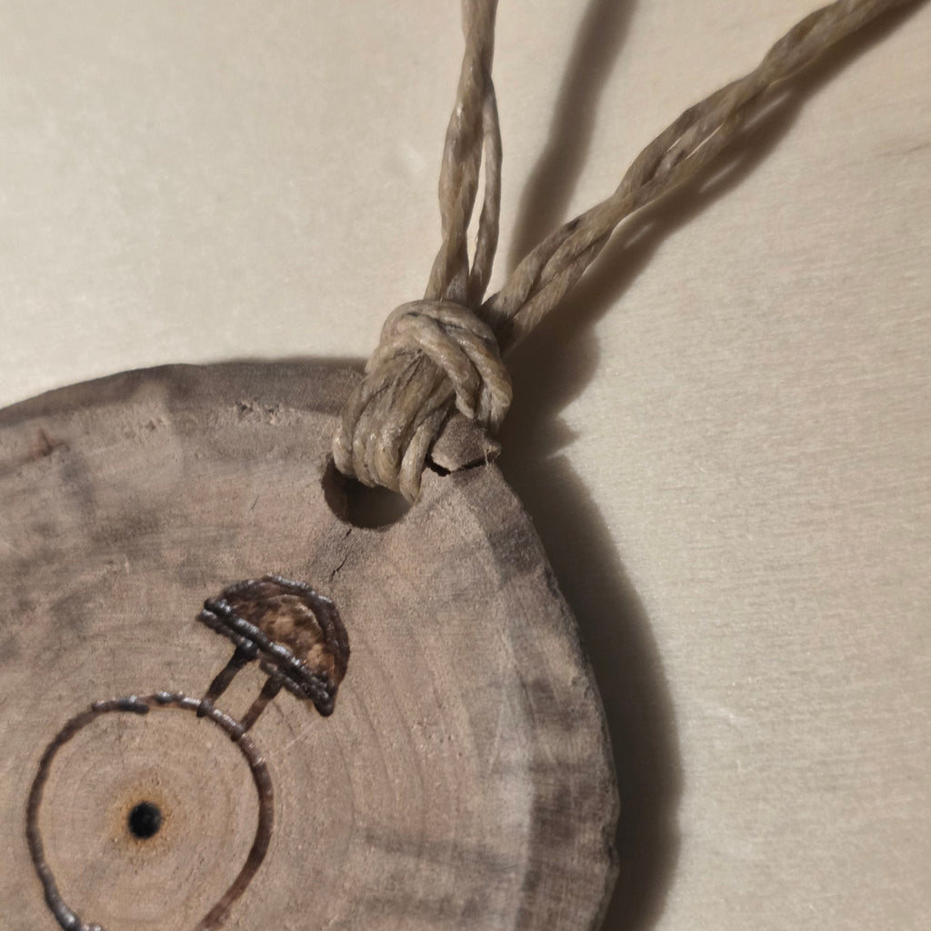 Mushroom Pendant — First Edition, No. 9 of 9 - Doodle-Wood