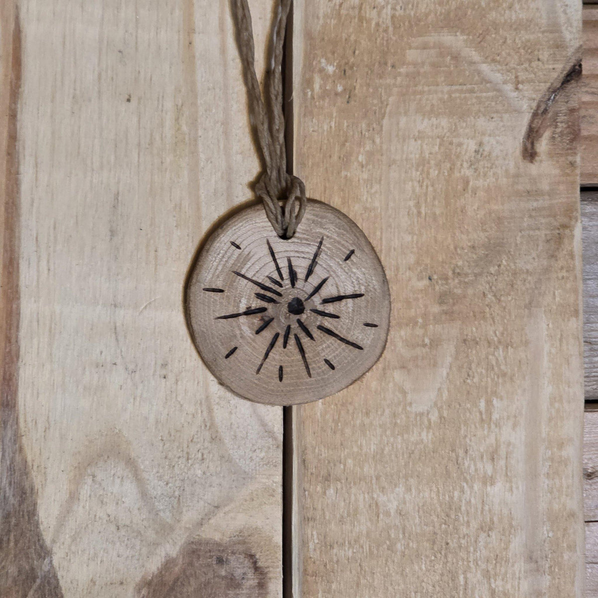 Sunburst — WinterAtHome Festival Pendant - Doodle-Wood
